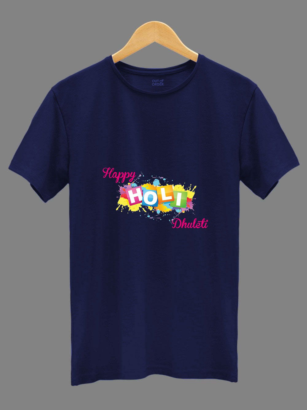 Swara Holi Special Unisex Cotton Holli Special Tshirt Wholesale Shop In Surat
